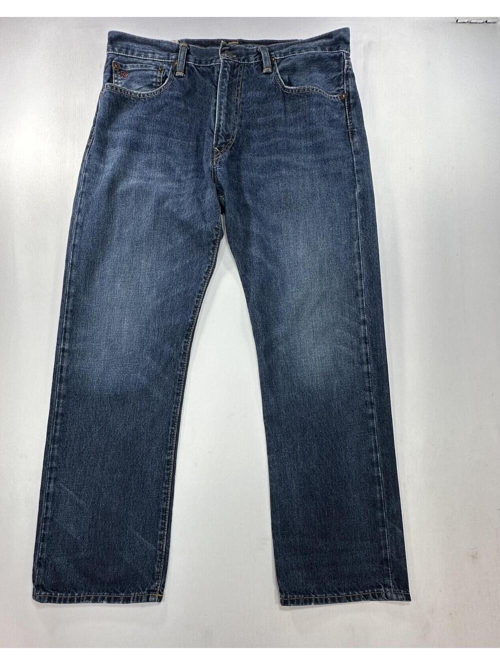 Polo Ralph Lauren Straight Cotton Denim Jeans Blue Men 32/30